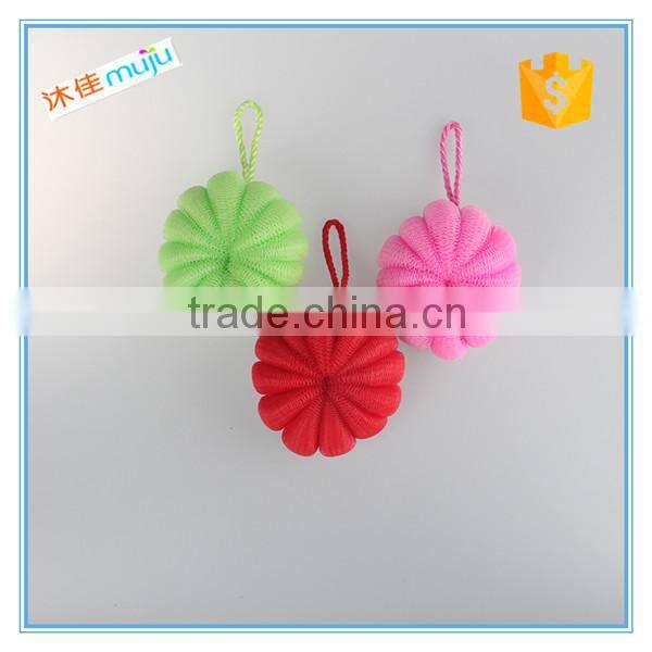 pumpkin bath sponge body puff bath lily shower pouf super soft rich bubble
