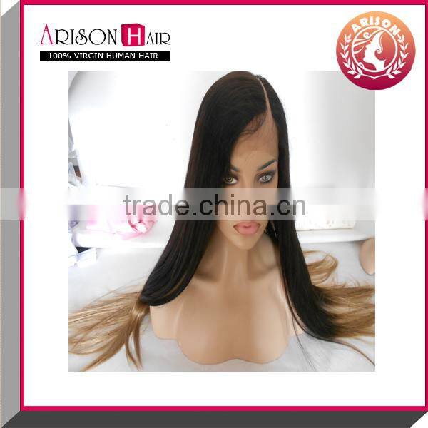 2015 new arrival top quality wholesale cheap price brazilian virgin human hair u part wig