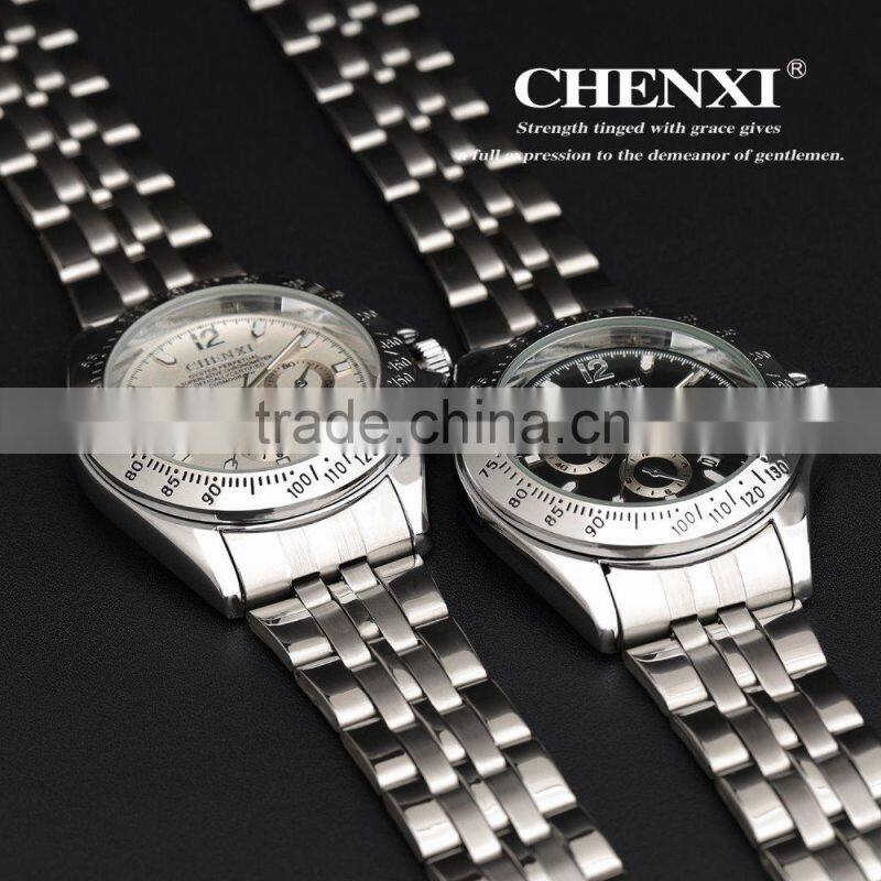 2016 Christmas Gift luxury Watch Brands Wholesale China Watch Mens Stainless Steel Quartz watch