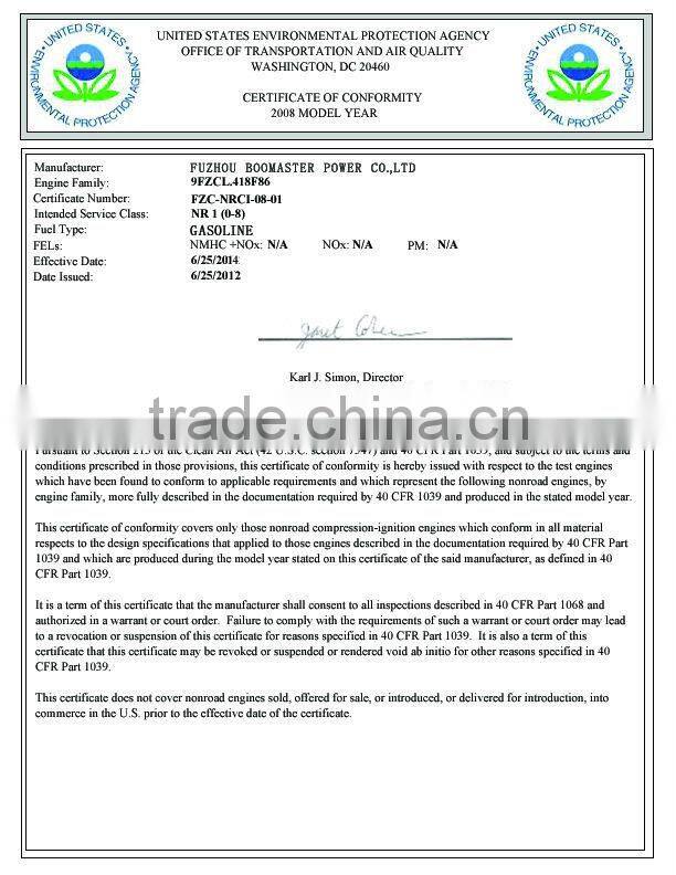 10 to 150kw Chinese Engine Diesel Generator with EPA