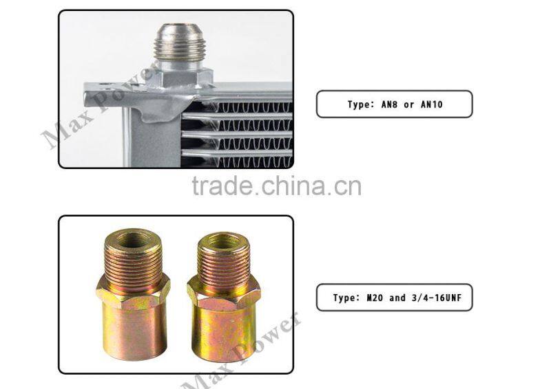 Auto Aluminum Different Row With Different Adapter oil cooler kit Suit for Racing Cars