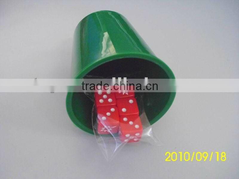 Plastic dice cup ,cup set