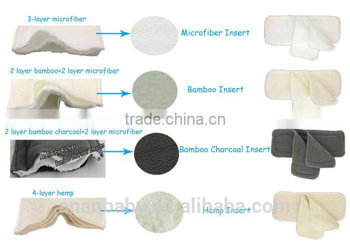 Cartoon Cloth Diapers for Bebe Diapers Manufacture