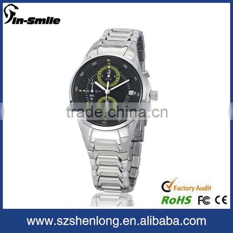 japan movt chronograph mens titanium brand watch