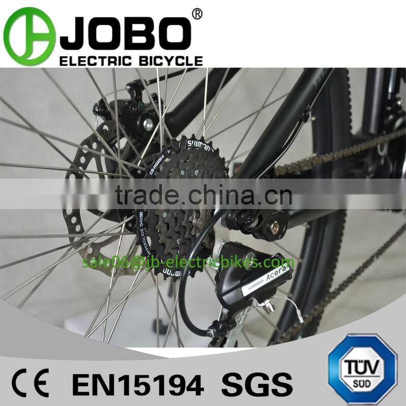 Full Suspension Lithium Ion Electric Mountain Bicycle 36V 250W On Sale