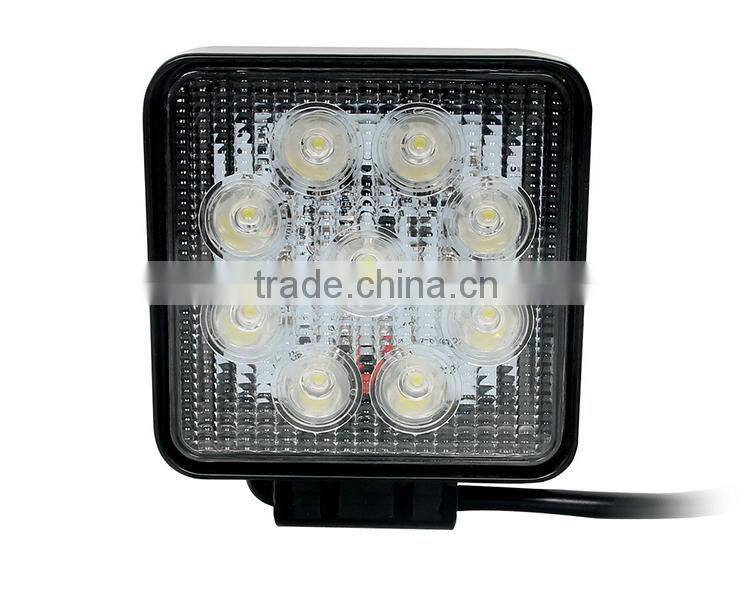 commercial electric led work light 27w driving on motocycle