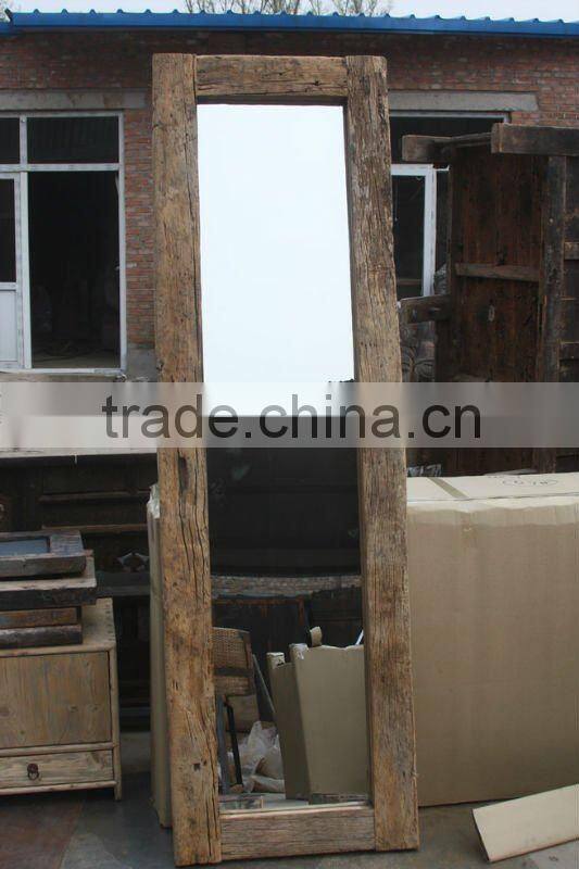 Chinese antique natural frame mirror