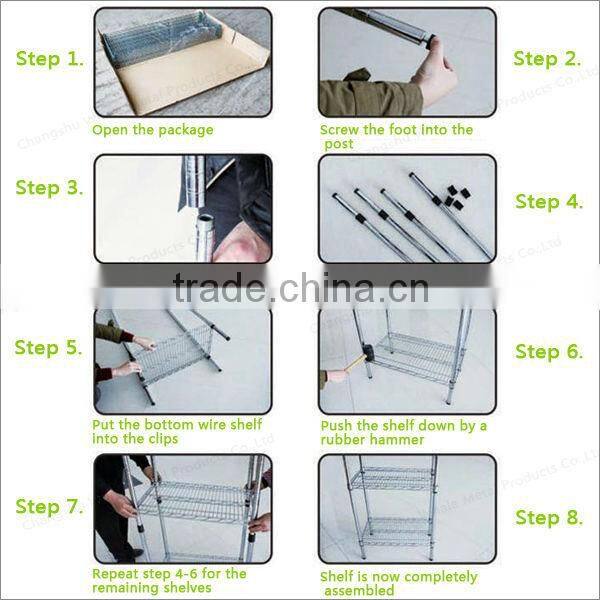 Modern Design New Style Wire Shelf Wire Mesh Racking