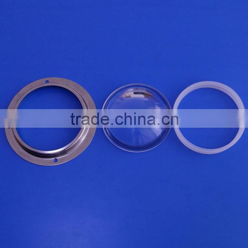 Glass LED lens 100 watt high power led lens