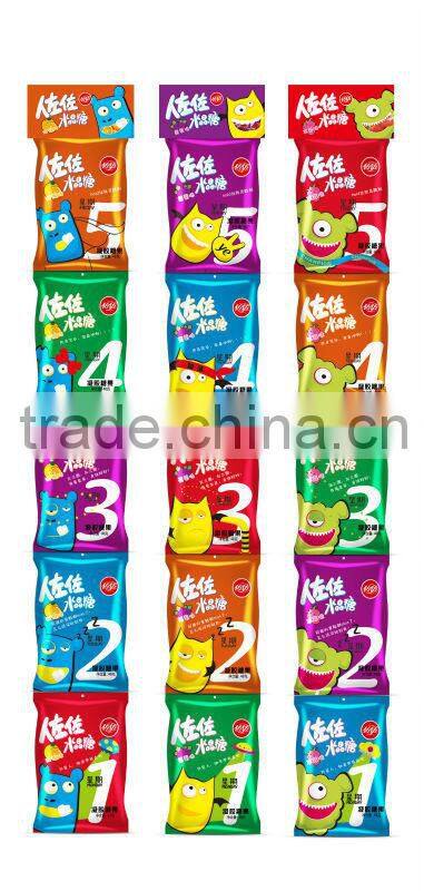 45g bag packing soft fruit jelly candy