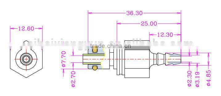 1/8"coupling IMD1602HB Male