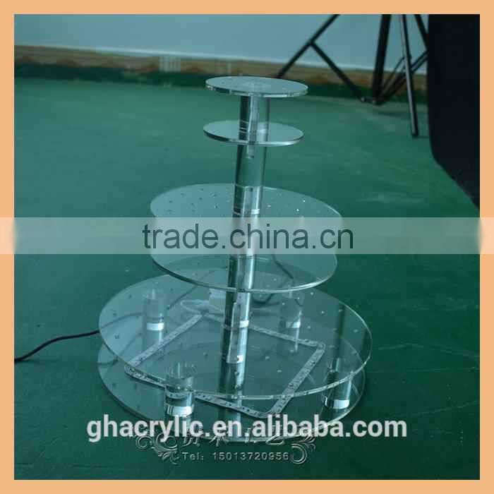 L002, Round shape Multilayer LED light lollipop dispaly rack