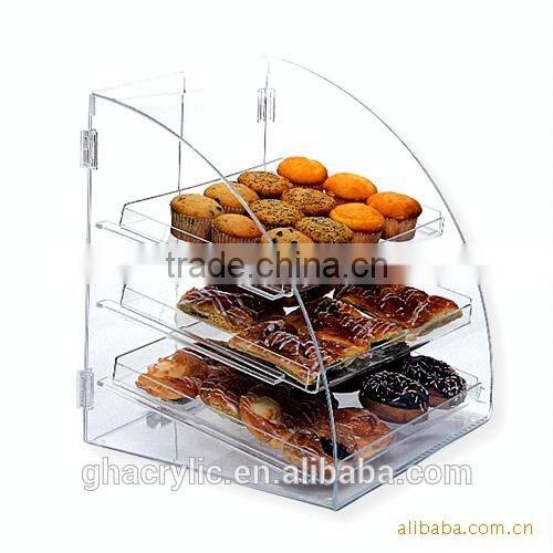 Professional design acrylic display rack/food display rack