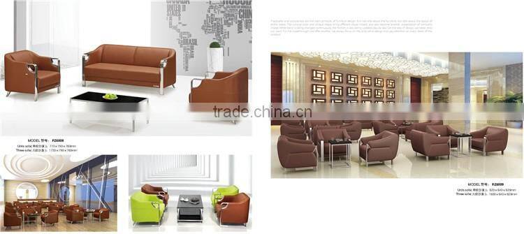 New hot selling yellow leather sofa