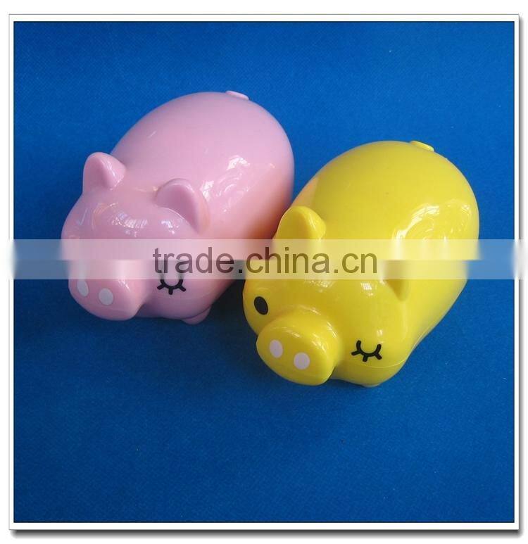 Cute pig shape battery operated handheld massager
