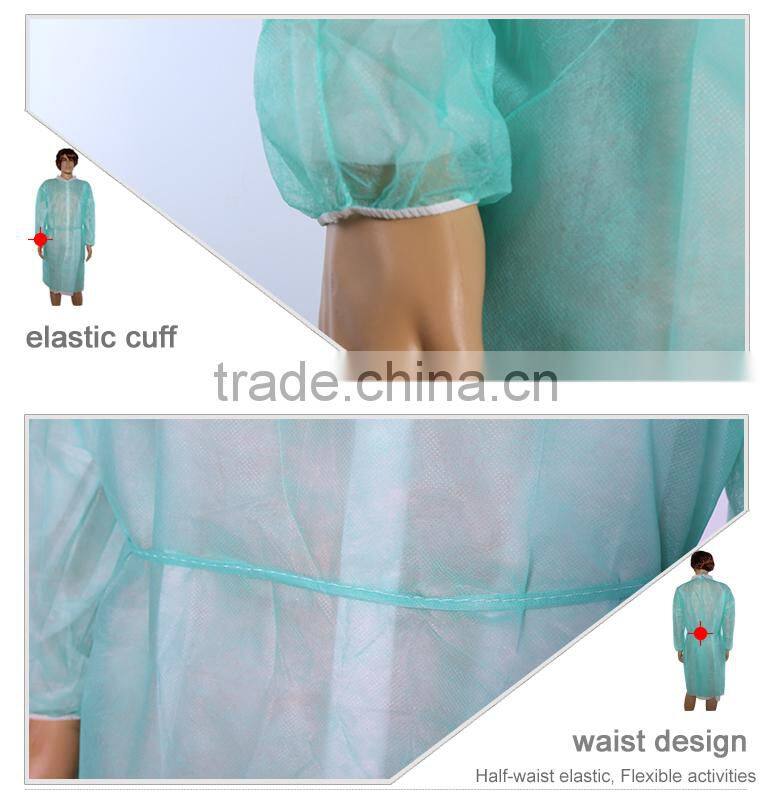 Hospital sterile sugical gown,sms surgical gown,Hook & Loop hospital gowns