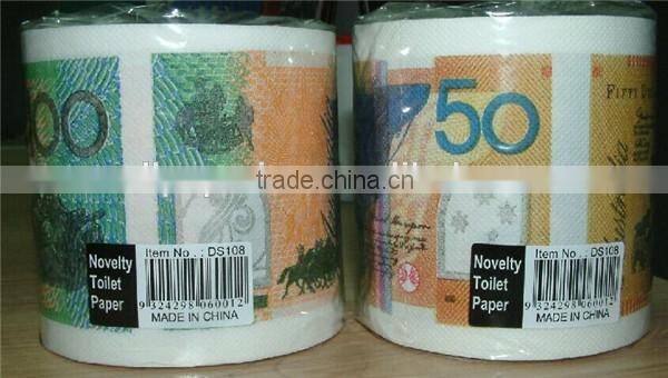 Standard Jumbo Roll Size Toilet Tissue Type Custom Printed Toilet Pape