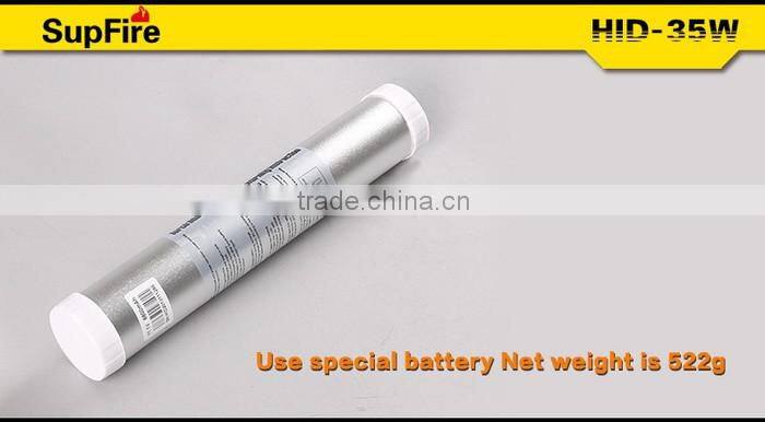 Supfire 3500ml 35w HID flashlight use specially with high-grade suitcase