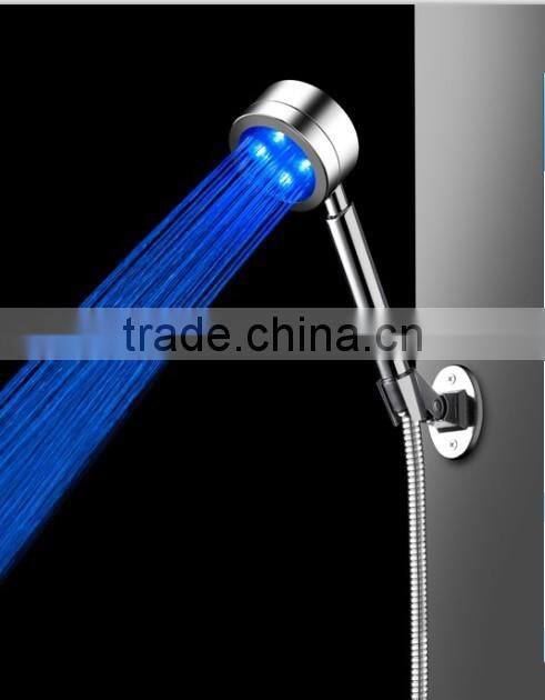 Temperature control shower head colorful handheld shower rain shower for bathe electric faucet