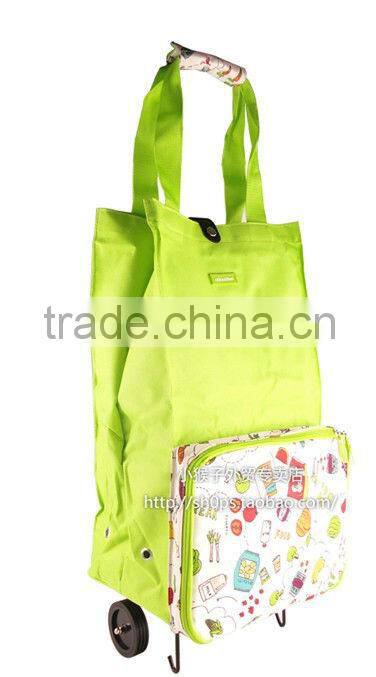 Hot style!foldable shopping bags shopping trolley bag