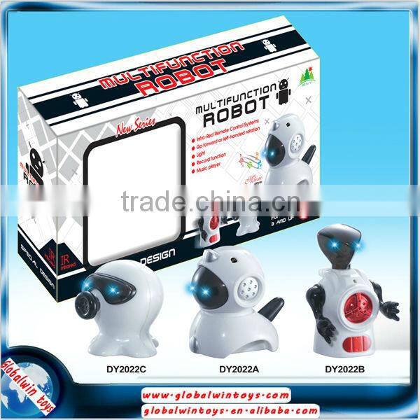 dy2022 cartoon record rc robot voice box with usb charger musical toy