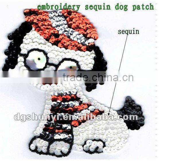 rhinestone applique letter D sticker patch