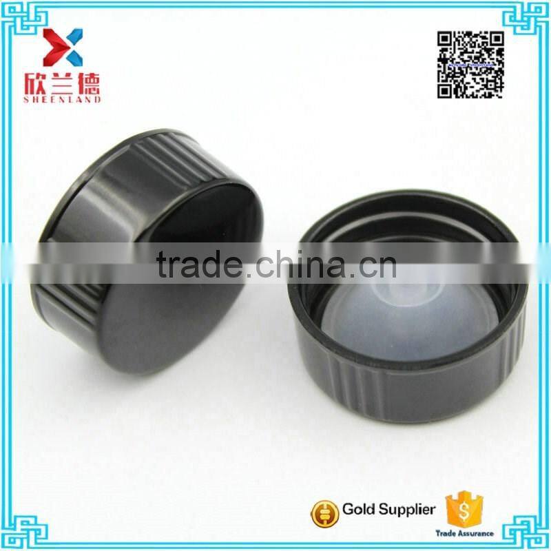 wholesale 28-400 black bakelite cap for boston round glass bottle