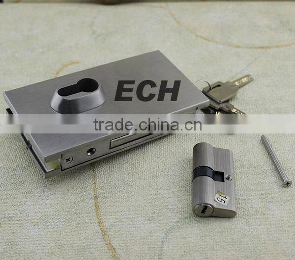 high class good quality stainless steel glass cabinet key lock