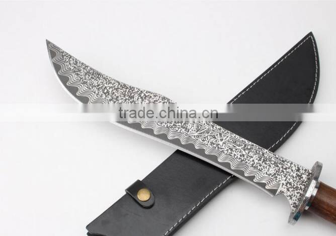 Combat tactical survival fixed blade knife saber knife of Ming dynasty