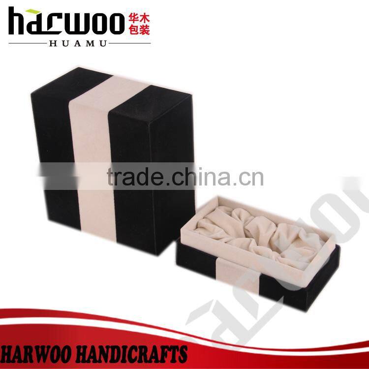 Fancy velvet perfume packaging box for gift