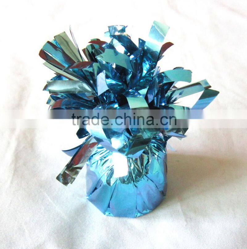 Tinsel balloon weight