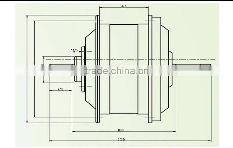 250W electric bicycle conversion kit with tube battery
