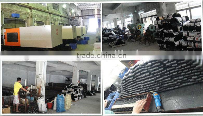 Plastic/rubber luggage trolley wheels for internal luggage