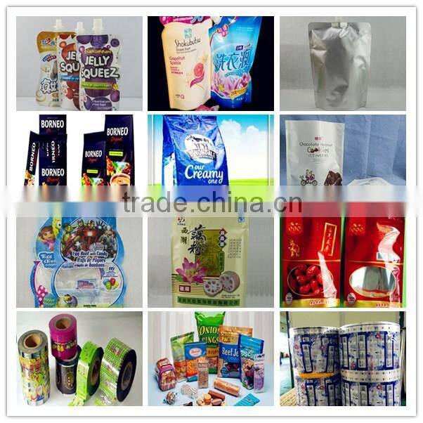 new design recycled kraft paper clear window zip lock bag