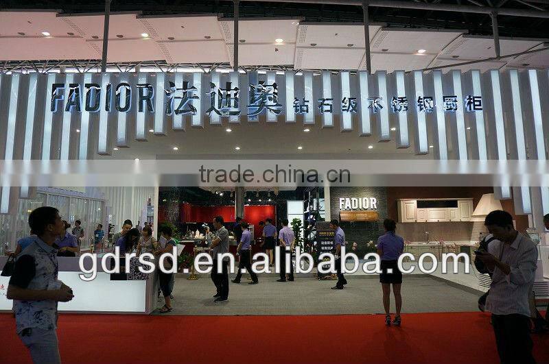 Hot sale UV painting veneer Acrylic banging MDF modular kitchen price is reasonable with top quality