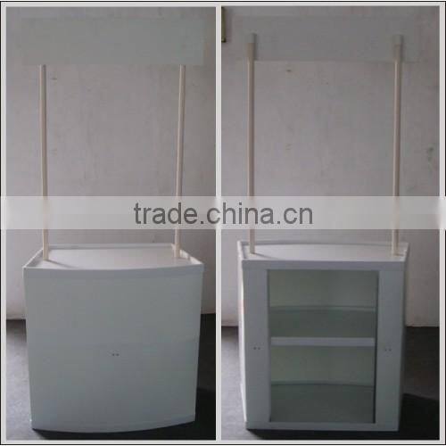 EZ 2016 fashion new style fabric graphic economic and easy assemable PVC promotion table