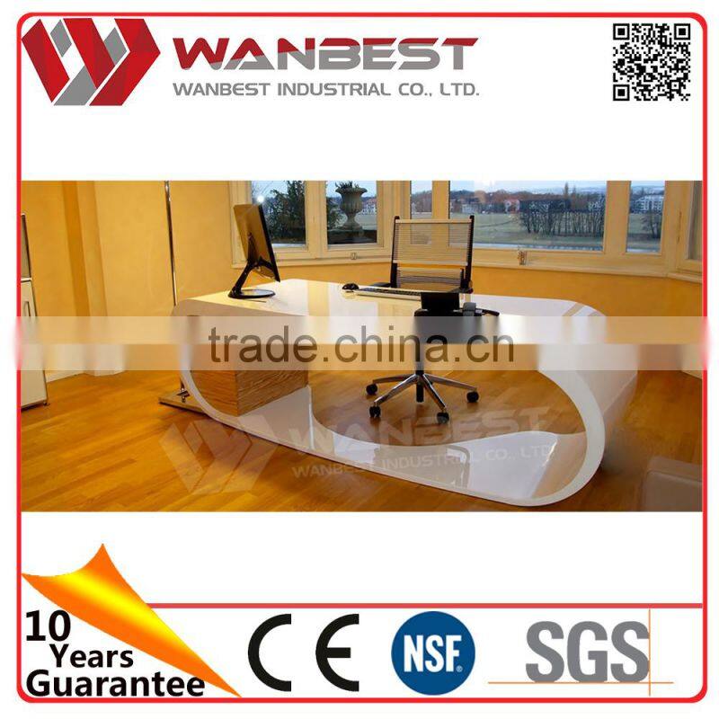 Modern Home 1 Person Office Desk Counter Furniture Design