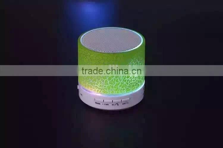 2016 New Cheap Bluetooth Speaker With LED Light Speaker With MIC Handsfree Functions