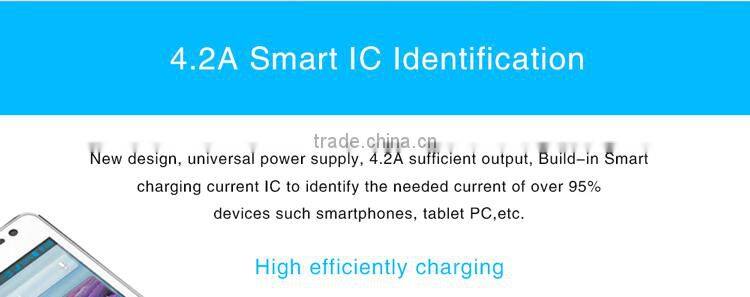 High power charger AC 5V 2A portable USB wall charger for ipad charger(T4)