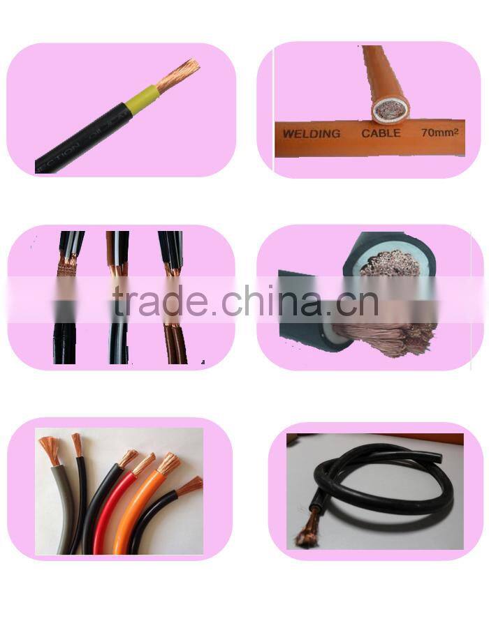 Flexible Copper Rubber Insulation Electric Welding Cable