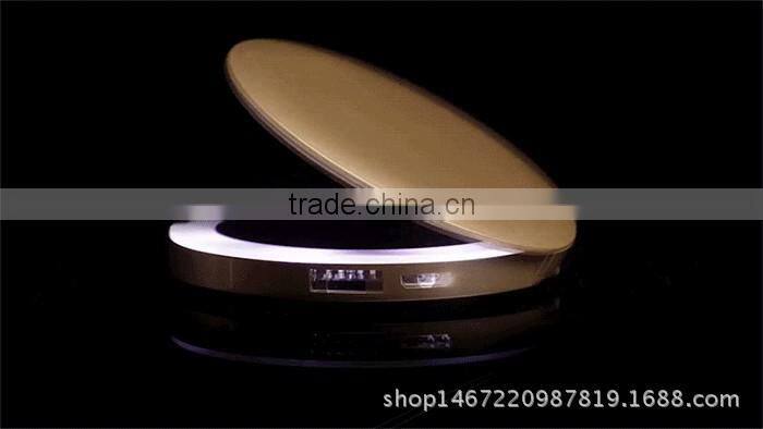 Hot sales fashion gift rohs power bank mirror 2600mah