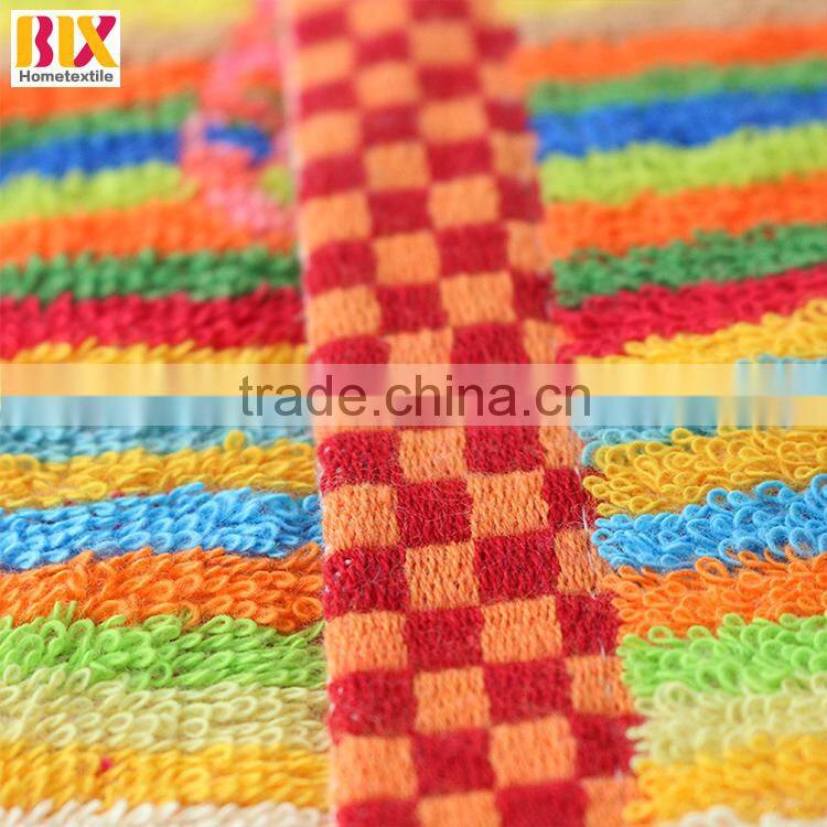alibaba express new product star designs 100% cotton yarn dyed high quality beach towels