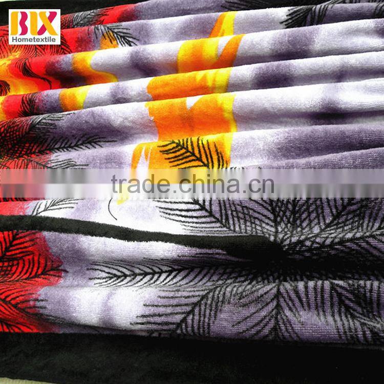 Wholesale alibaba high quality 100% cotton customer printed beach towel suppliers china