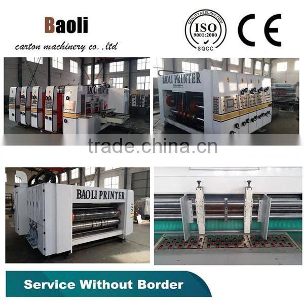High speed flexo printing slotting machine/Corrugated box machinery