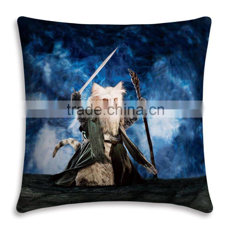cotton cushion cover fashion bed sofa custom printed pillow cases