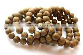 2015 Fall Winter Metallic Gold Beaded Bracelet with Oval Druzy Stone