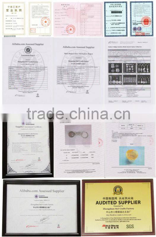 Custom long needle souvenir metal bookmark with hanging charm