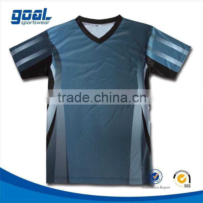 Sublimation china custom made wholesale blank soccer jersey