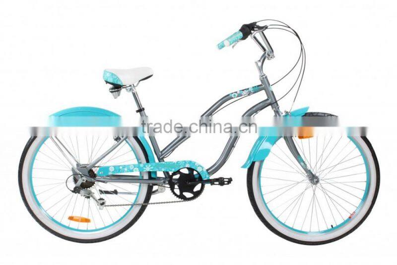 26" cruiser bikes beach cruiser bike 7 speed for girls (B-26051)