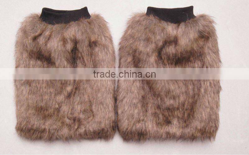 2012 winter leg warmers,fur leg warmers